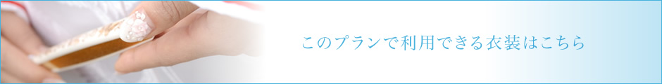 このプランで利用できる衣装はこちら